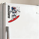 Astronaut Surfer Vinyl Sticker for Car Laptop Skateboard Luggage