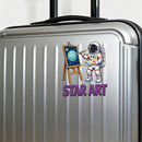 Astronaut Star Art Vinyl Sticker for Car Laptop Skateboard Luggage