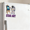 Astronaut Star Art Vinyl Sticker for Car Laptop Skateboard Luggage