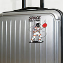 Space Table Tennis Astronaut Vinyl Sticker Laptop Car Luggage Space Sport