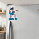 Rock On Astronaut Guitar Vinyl Sticker Laptop Car Luggage Space Rock
