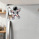 Astronaut Painting Art Vinyl Sticker Laptop Car Luggage Space Art