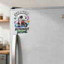 Galactic Astronaut Motorcycle Vinyl Sticker Laptop Car Luggage Cosmic Ride
