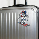 Astronaut Skiing Vinyl Sticker Laptop Car Luggage Winter Space Sport