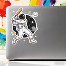 Astronaut Baseball Vinyl Sticker Laptop Car Luggage Space Sports