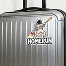 Astronaut Rocket Backpack Homerun Sticker Laptop Car Luggage Space Baseball