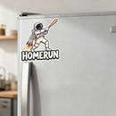 Astronaut Rocket Backpack Homerun Sticker Laptop Car Luggage Space Baseball