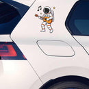 Astronaut Guitar Vinyl Sticker Laptop Car Luggage Space Music