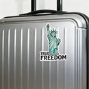 Funny Liberty Statue Vinyl Sticker Car Laptop Luggage True Freedom