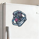 Engine Sticker Waterproof Self-adhesive Personalized for Luggage Motorcycle