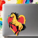 Galloping Horse Sticker Self-adhesive Waterproof for Window Wall Car Luggage