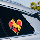 Galloping Horse Sticker Self-adhesive Waterproof for Window Wall Car Luggage