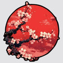 Cherry blossom Themed Stickers Self-adhesive Sunproof for Laptop Window Thermos