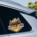 Adventure-themed Stickers Waterproof Customizable for Luggage Refrigerator Wall