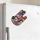 Graffiti Finger Stickers Self-adhesive Personalized for Car windows Laptop