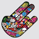 Graffiti Finger Stickers Self-adhesive Personalized for Car windows Laptop