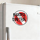 Border Control Stickers Sunproof No bubbles for Luggage Refrigerator Suitcase