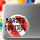 Border Control Stickers Sunproof No bubbles for Luggage Refrigerator Suitcase