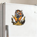 Running Siberian Tiger Sticker Personalized for Luggage Thermos Refrigerator
