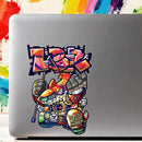 Shark Robot Stickers Customizable Sunproof for Laptop Window Refrigerator Car