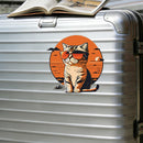 Kitten wearing sunglasses Sticker Personalized for Suitcase Window Schoolbag