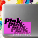 Pink-themed Stickers Self-adhesive Sunproof for Laptop Luggage Motorcycle Wall