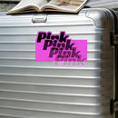 Pink-themed Stickers Self-adhesive Sunproof for Laptop Luggage Motorcycle Wall
