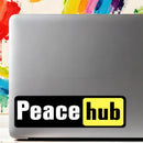 Peace Center Sticker Self-adhesive Personalized for Luggage Motorcycle Laptop