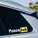 Peace Center Sticker Self-adhesive Personalized for Luggage Motorcycle Laptop