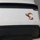 Scared Girl Sticker No bubbles Self-adhesive for Suitcase Window Refrigerator