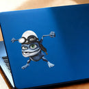 Frog Pilot Stickers Self-adhesive Personalized for Luggage Thermos Refrigerator