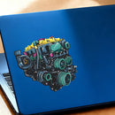 Machine and Equipment Stickers Waterproof Sunproof for Suitcase Motorcycle