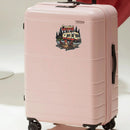Camping-themed Stickers Self-adhesive Personalized for Luggage Refrigerator