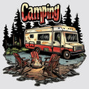 Camping-themed Stickers Self-adhesive Personalized for Luggage Refrigerator