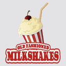 Old-fashioned Milkshake Stickers Self-adhesive Waterproof for Laptop Thermos