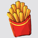 French Fries Stickers Impermeabile Autoadesivo per Bagagli Motociclo Finestra