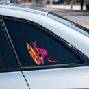 Kangaroo with Skateboard Sticker Personalized Sunproof for Laptop Refrigerator
