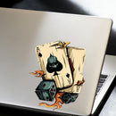 Playing Card Stickers Self-adhesive Waterproof Sunproof for Luggage Refrigerator