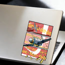 Combat Aircraft Stickers Self-adhesive Customizable for Luggage Thermos Laptop