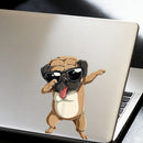 Dancing Mangy Dog Sticker Self-adhesive Personalized for Luggage Refrigerator