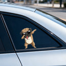 Dancing Mangy Dog Sticker Self-adhesive Personalized for Luggage Refrigerator