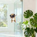 Dancing Mangy Dog Sticker Self-adhesive Personalized for Luggage Refrigerator