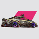 Camouflage Racing Stickers Sunproof Customizable for Luggage Refrigerator Wall