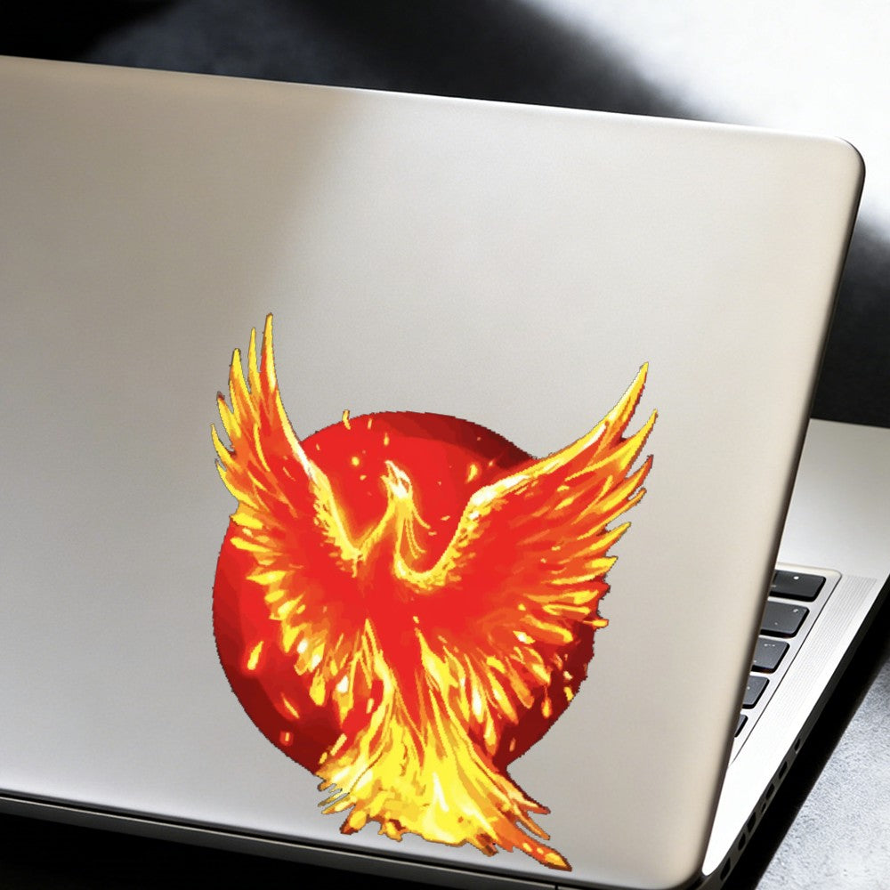 Phoenix Sticker Waterproof Sunproof Customizable for Luggage Refrigera