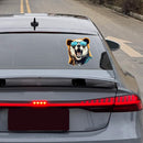 Surprised Panda Sticker Personalized No bubbles for Luggage Car windows Thermos