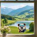 Surprised Panda Sticker Personalized No bubbles for Luggage Car windows Thermos