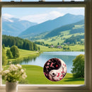 Tai Chi Cherry Blossom Stickers Self-adhesive for Window Thermos Refrigerator