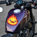 A Flame Sticker Self-adhesive Personalized Sunproof for Luggage Laptop Schoolbag