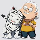 Heartwarming Scene Stickers Self-adhesive Customizable for Luggage Refrigerator