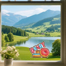Donut Stickers Waterproof Self-adhesive Personalized for Luggage Refrigerator